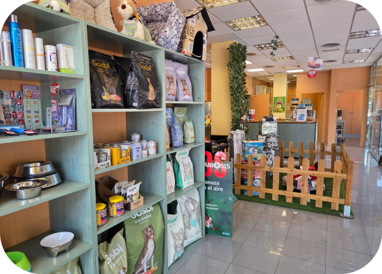 clínica veterinaria en san vicente del raspeig instalaciones tienda